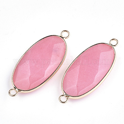 Соединители звеньев естественного белого нефрита G-S344-03F-1