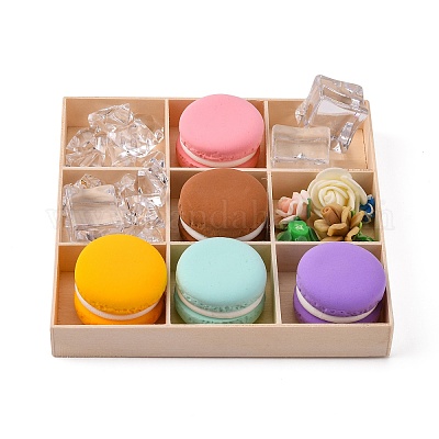 2 шт. 9 квадратных деревянных подноса для ювелирных изделий AJEW-DJ0001-94C-1