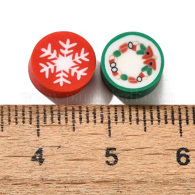 Бусины из полимерной глины  CLAY-R006-07-1