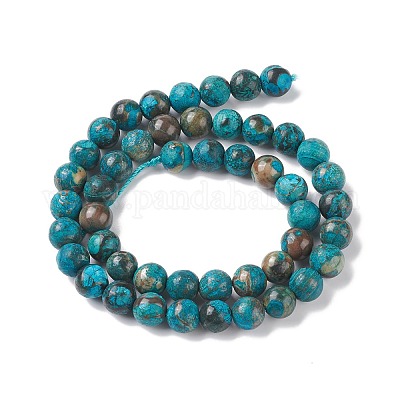 Окрашенный натуральный океанский агат / морская яшма X-G-E331-31-1