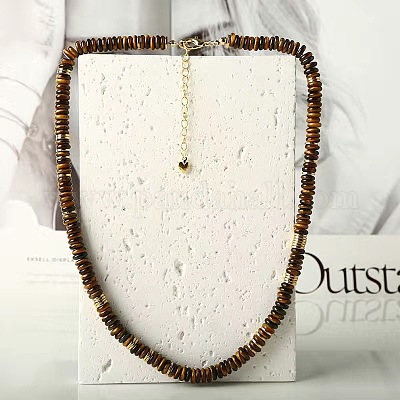 Ожерелья из натурального тигрового глаза IG0638-5-1