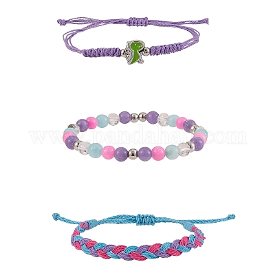 Stretch Cord Bracelets (set of 3)