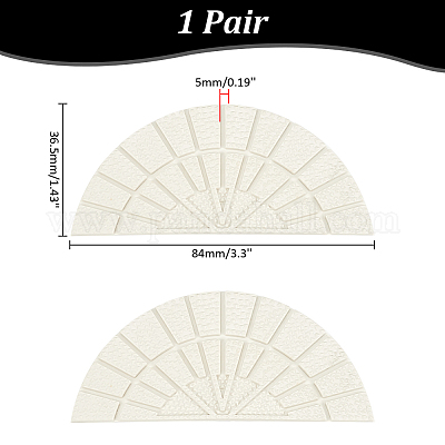 4 пакетик противоскользящая резиновая подошва для обуви AJEW-DJ0004-79B-1