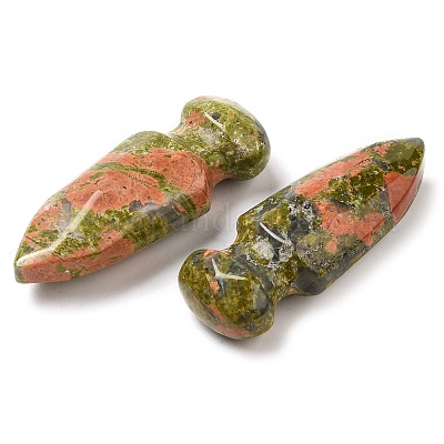 Натуральный унакитовый меч DJEW-C019-02I-1