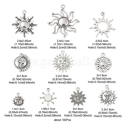 100 г подвески из сплава в тибетском стиле&nbsp;TIBEP-YW0001-39-1