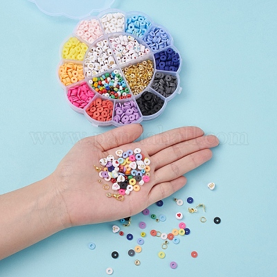 Набор бус из полимерной глины своими руками DIY-YW0004-77-1