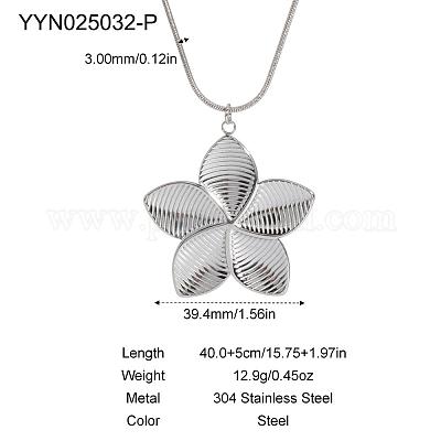 Ожерелья с подвесками из нержавеющей стали для женщин AN3798-2-1