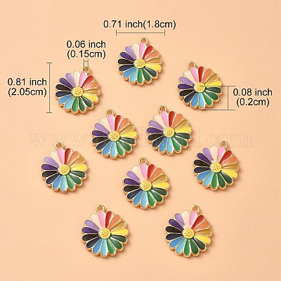 Подвески из эмали и сплава&nbsp;ENAM-YW0003-72-1