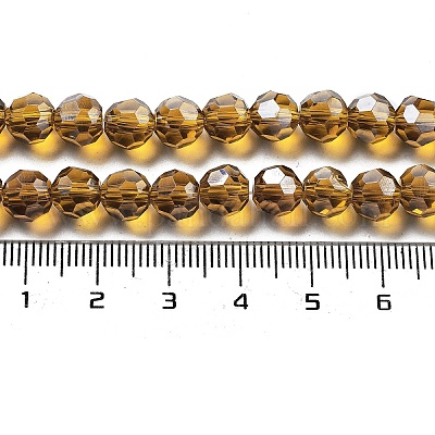 Гальванизируйте прозрачное стекло бисер нитей EGLA-A035-T8mm-A04-1