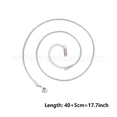 Не тускнеющие цепочки унисекс из нержавеющей стали 304 PX8317-1-1