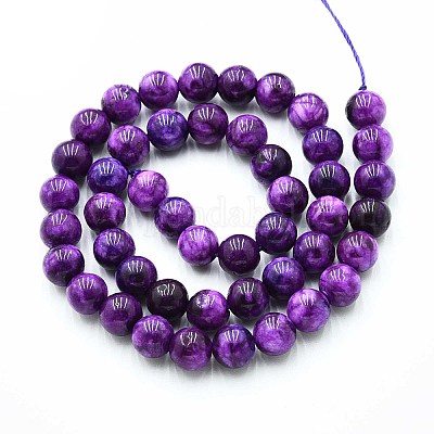 Природного кварца нитей бисера G-N355-8mm-38-1