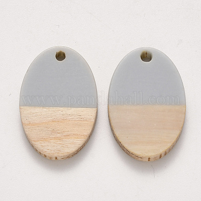 Подвески из смолы и дерева&nbsp;RESI-S384-007A-E01-1