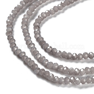 Запекание расписных стеклянных бусин с имитацией нефрита DGLA-A034-J2MM-A43-1