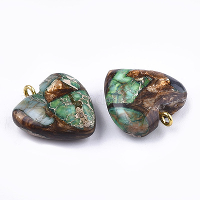 Собранные бронзитовые и имперские яшмовые подвески X-G-T111-04J-1