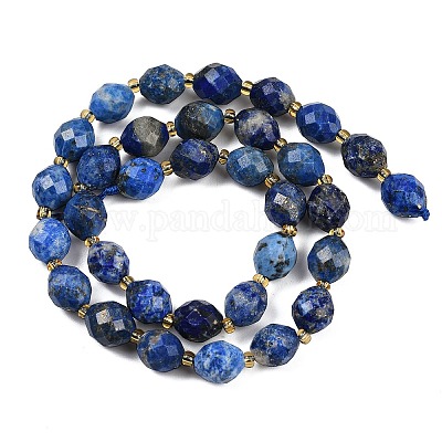 Natürlicher Lapislazuli Perlenstränge&nbsp;G-N342-149I-06-1