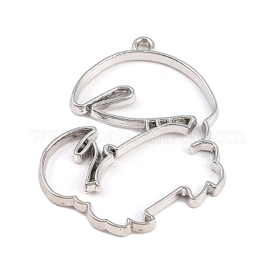 Подвески на лицевой панели из сплава цинка PALLOY-D580-05P-J-1