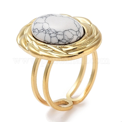 Ионное покрытие (IP) кольцо из нержавеющей стали 304 RJEW-B059-12G-03-1