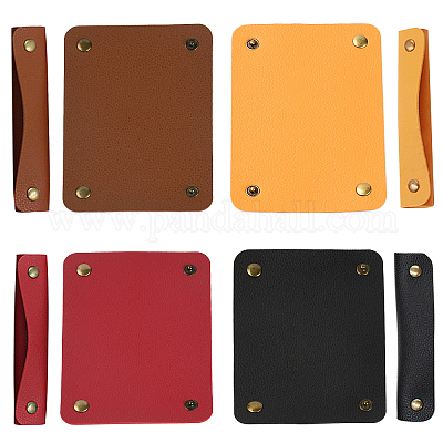 4 шт. 4 стиля ПУ искусственная кожа ремешок для сумки защитный чехол&nbsp;FIND-GF0001-64B-1