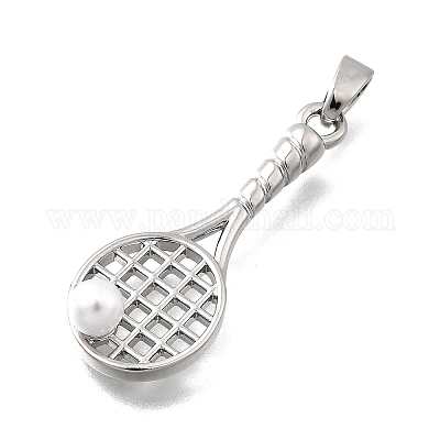 Подвески из искусственного жемчуга из латуни и АБС KK-P336-22P-1