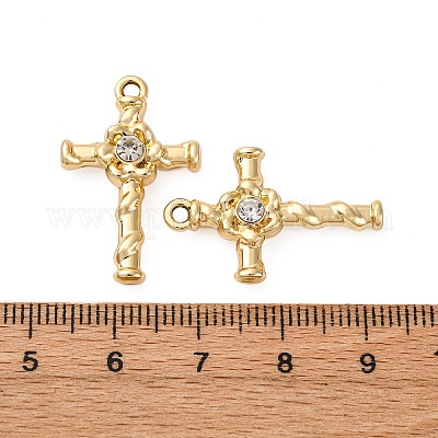 Подвески из сплава и страза PALLOY-S052-06G-1