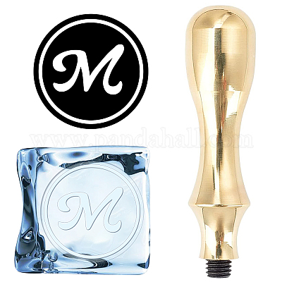 1 шт. головка штампа из латуни золотистого тона DIY-CP0008-98F-1