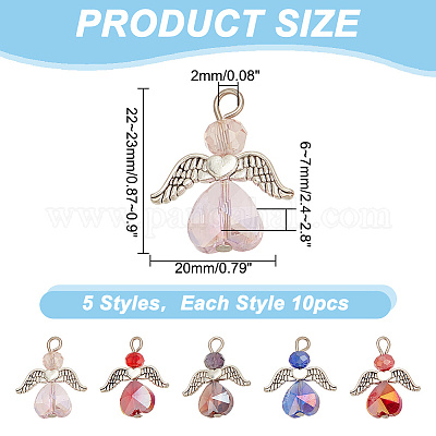 Стеклянные подвески PALLOY-HY00023-1