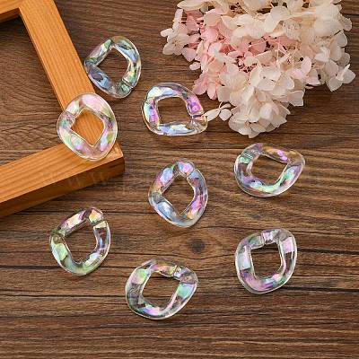 Прозрачные акриловые соединительные кольца&nbsp;LS-PACR-N010-038A-01-1