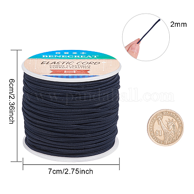 Shop BENECREAT 2mm 55 Yards Elastic Cord Beading Stretch Thread