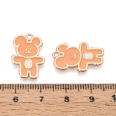 Подвески из сплава и эмали ENAM-T021-37A-G-1