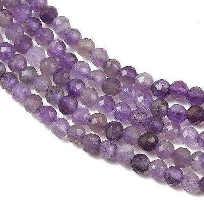Natürlichen Amethyst Perlen Stränge&nbsp;G-K373-B03-03-1
