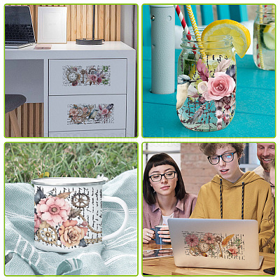 Бумага для переноса тепла из ПВХ своими руками DIY-WH0517-016-1