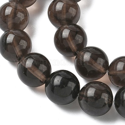 Натуральные ледяные обсидиановые бусинки G-P590-A01-12mm-02-1