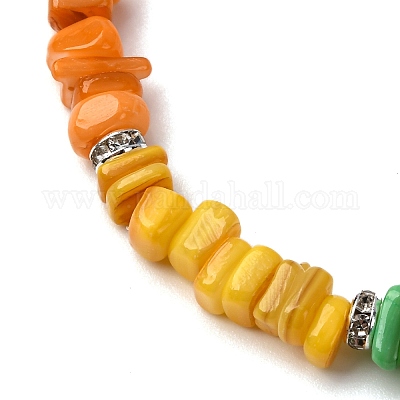 Браслеты из натуральных пресноводных ракушек BJEW-JB12476-1