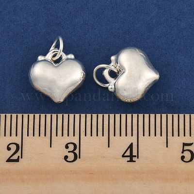 Изящные серебряные подвески с соединительными кольцами STER-P069-01A-S-1