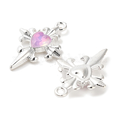 Подвески из сплава со стразами PALLOY-D028-06B-S-RS-1