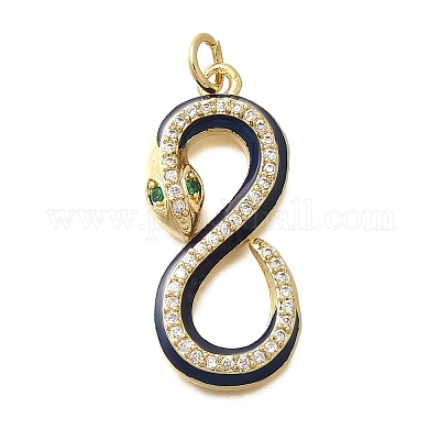 Латунные микро проложить кубического циркония подвески KK-I724-A08-1