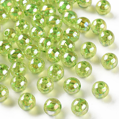 Прозрачные акриловые бусины MACR-S370-B8mm-729-1