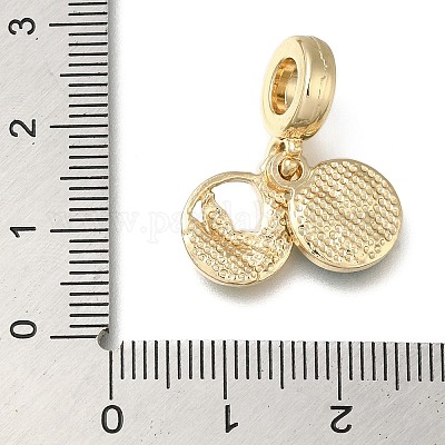 Подвеска из эмалированного сплава с покрытием из сплава в европейском стиле PALLOY-A009-20G-1