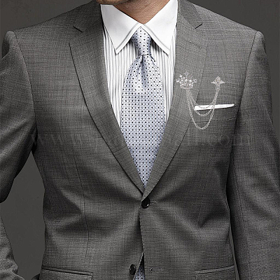 2 шт. 2 цвета мужская брошь из сплава на лацкан&nbsp;JEWB-SP0001-07-1