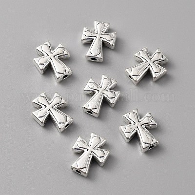 Сплавочные овальные бусины тибетского стиля &nbsp;FIND-TAC0009-55AS-1