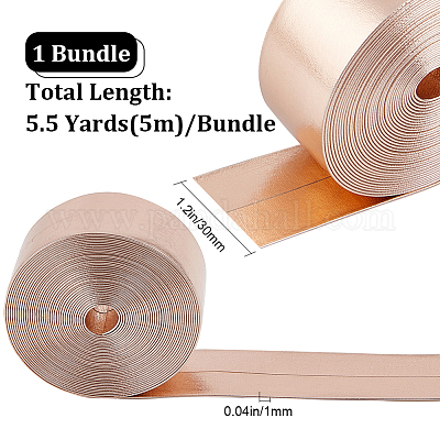 Плоский шнур из искусственной кожи 5м.&nbsp;LC-GF0001-02G-03-1