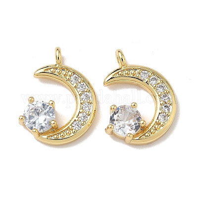 Латунные микро проложить кубического циркония подвески KK-Q068-48B-G-1