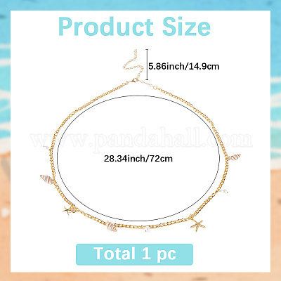 Богемные ремни с кисточками из натуральной ракушки и пластиковой имитации жемчуга&nbsp;AJEW-CY0001-06B-1