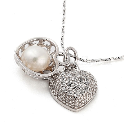 925 ожерелье стерлингового серебра STER-Z009-18P-1