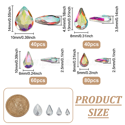 Glas Strass Cabochons&nbsp;RGLA-FG0001-27-1