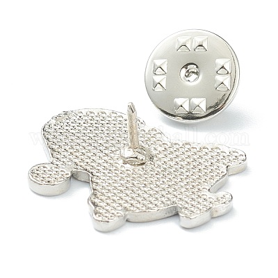 Рождественские тематические броши из сплава с эмалью JEWB-A001-03-1