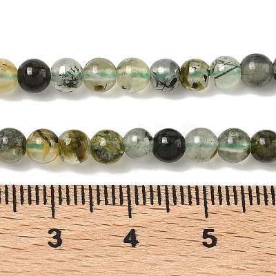 Природные пренит нитей бисера&nbsp;LS-G-K224-03-4mm-01-1