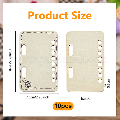 10шт. МДФ температурное одеяло многоразовое цветная таблица AJEW-WH0460-155-1