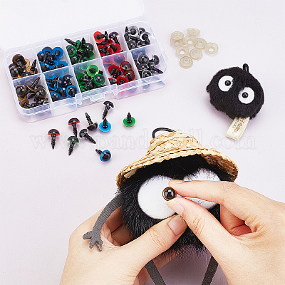 100pcs Oval Eyes Resin Craft Eyes Eyeballs Eyes for DIY Stuffed Animals  Sewing Craft Dolls Puppets Bears Toys - AliExpress