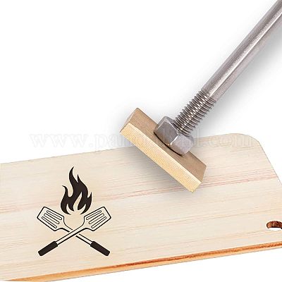 Штамповка тиснение пайка латунь со штампом AJEW-WH0113-15-71-1